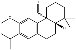 12-Methoxyabieta-8,11,13-trien-20-al Struktur