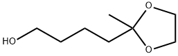 2-Methyl-1,3-dioxolane-2-(1-butanol) Struktur