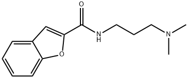 2-Benzofurancarboxamide,N-[3-(dimethylamino)propyl]-(9CI) Struktur