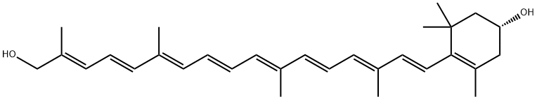 8'-Apo-β,ψ-carotene-3β,8'-diol Struktur