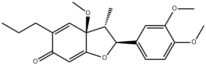 dihydrokadsurenone Struktur