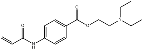 procaine acryloyl polymer Struktur