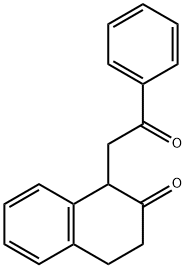 1-Phenacyl-2-tetralone Struktur