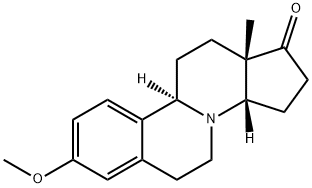 (14β)-8-Aza-3-methoxy-1,3,5(10)-estratrien-17-one Struktur