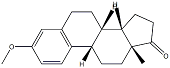 (8α,13α)-3-Methoxy-1,3,5(10)-estratrien-17-one Struktur