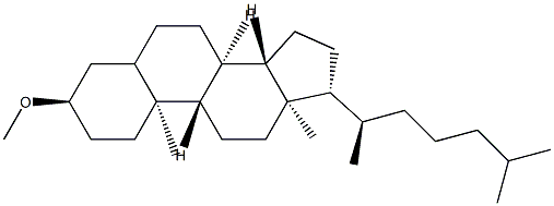 3α-Methoxycholestane Struktur