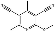 3,5-Pyridinedicarbonitrile,2-methoxy-4,6-dimethyl-(9CI) Struktur