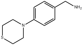 [4-(thiomorpholin-4-yl)phenyl]methanamine Struktur