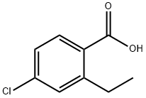 4-chloro-2-ethylBenzoic acid Struktur