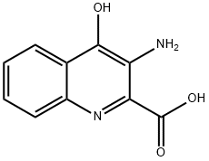 2-Quinolinecarboxylicacid,3-amino-4-hydroxy-(9CI) Struktur