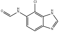 Formamide,N-(4-chloro-1H-benzimidazol-5-yl)-(9CI) Struktur