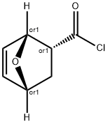 7-Oxabicyclo[2.2.1]hept-5-ene-2-carbonyl chloride, (1R,2R,4R)-rel- (9CI) Struktur