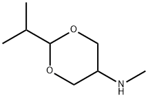 1,3-Dioxan-5-amine,N-methyl-2-(1-methylethyl)-(9CI) Struktur