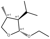 Furan, 2-ethoxytetrahydro-4-methyl-3-(1-methylethyl)-, (2R,3R,4R)-rel- (9CI) Struktur