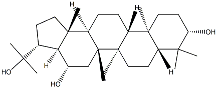 (21β)-A'-Neogammacerane-3β,16β,22-triol Struktur