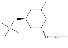 (1α,3β,5α)-5-Methyl-1,3-bis(trimethylsiloxy)cyclohexane Struktur