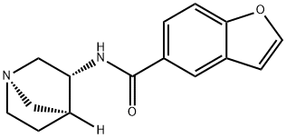 5-Benzofurancarboxamide,N-(1R,3R,4S)-1-azabicyclo[2.2.1]hept-3-yl-(9CI) Struktur