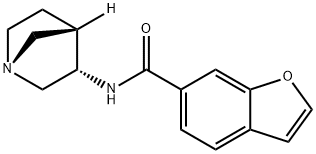 6-Benzofurancarboxamide,N-(1R,3S,4S)-1-azabicyclo[2.2.1]hept-3-yl-(9CI) Struktur