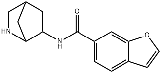 6-Benzofurancarboxamide,N-2-azabicyclo[2.2.1]hept-6-yl-(9CI) Struktur