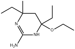 2-Pyrimidinamine,4-ethoxy-4,6-diethyl-1,4,5,6-tetrahydro-6-methyl-(9CI) Struktur