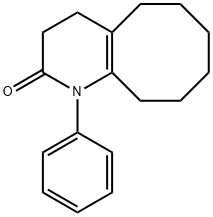 12-phenyl-12-azabicyclo[6.4.0]dodec-13-en-11-one Struktur