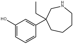 N-desmethylmeptazinol Struktur