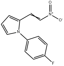 1H-Pyrrole,1-(4-fluorophenyl)-2-(2-nitroethenyl)-(9CI) Struktur