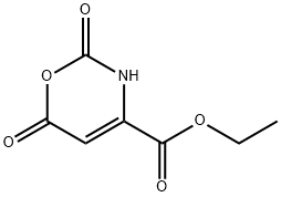 3,6-Dihydro-2,6-dioxo-2H-1,3-oxazine-4-carboxylic acid ethyl ester Struktur