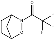 2-Oxa-3-azabicyclo[2.2.1]heptane,3-(trifluoroacetyl)-(9CI) Struktur