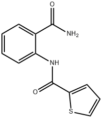 N-[2-(aminocarbonyl)phenyl]-2-thiophenecarboxamide Struktur