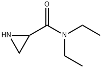 2-Aziridinecarboxamide,N,N-diethyl-(9CI) Struktur