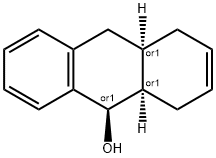 9-Anthracenol,1,4,4a,9,9a,10-hexahydro-,(4aR,9R,9aR)-rel-(9CI) Struktur