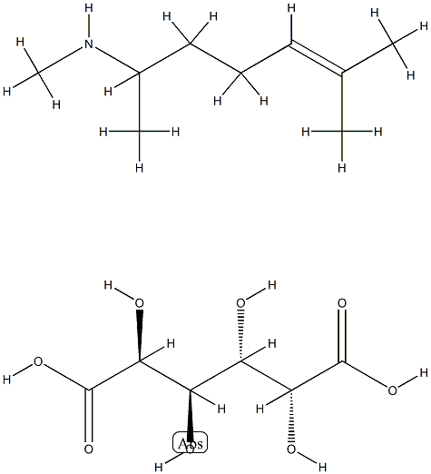 Isometheptene mucate Struktur