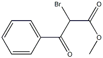 α-Benzoyl-α-bromoacetic acid methyl ester Struktur