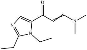 2-Propen-1-one,1-(1,2-diethyl-1H-imidazol-5-yl)-3-(dimethylamino)-(9CI) Struktur