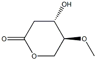 L-threo-Pentonic acid, 2-deoxy-4-O-methyl-, delta-lactone (9CI) Struktur