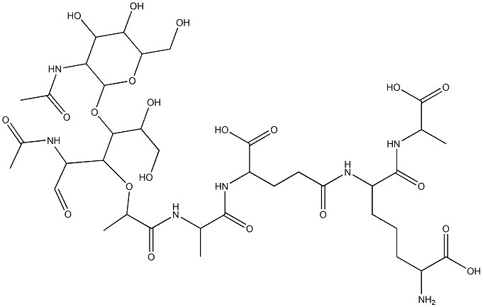 disaccharide tetrapeptide Struktur