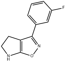 4H-Pyrrolo[3,2-d]isoxazole,3-(3-fluorophenyl)-5,6-dihydro-(9CI) Struktur