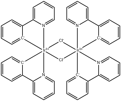 Di-μ-chlorotetrakis[2-(2-pyridinyl-kN)phenyl-kC]diiridium(III), 99% Struktur