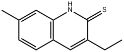 2(1H)-Quinolinethione,3-ethyl-7-methyl-(9CI) Struktur