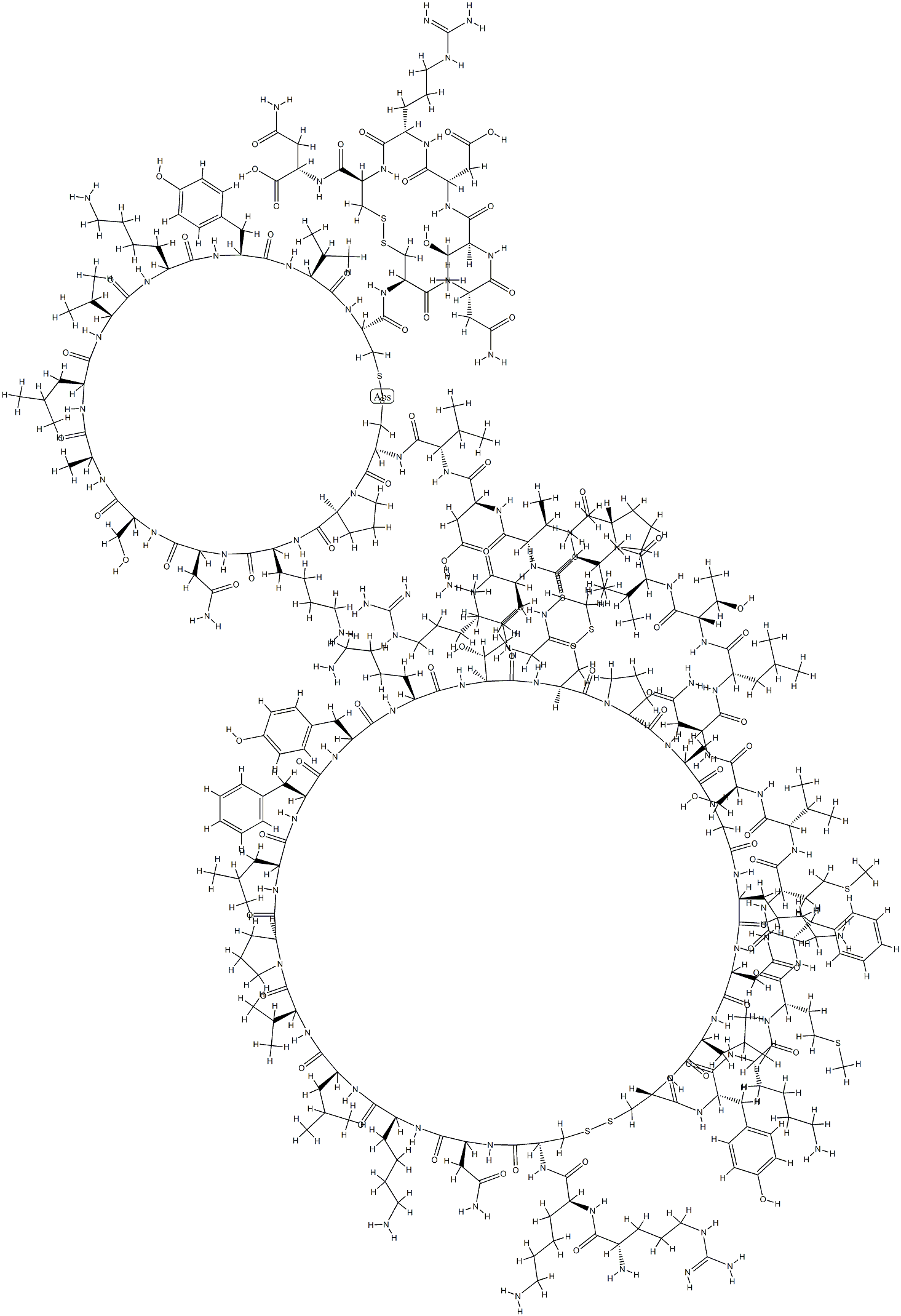 cobra cytotoxin IV Struktur