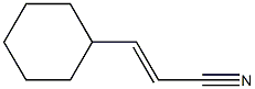 3-cyclohexane-2-propenenitrile Struktur