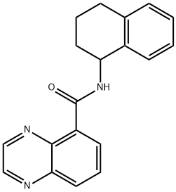 5-Quinoxalinecarboxamide,N-(1,2,3,4-tetrahydro-1-naphthalenyl)-(9CI) Struktur