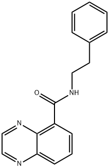 5-Quinoxalinecarboxamide,N-(2-phenylethyl)-(9CI) Struktur