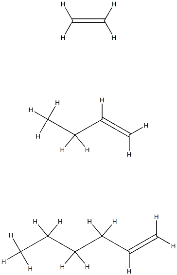 POLY(ETHYLENE-CO-1-BUTENE-CO-1-HEXENE), MELT INDEX 3.5 Struktur