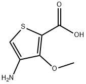 2-Thiophenecarboxylicacid,4-amino-3-methoxy-(9CI) Struktur