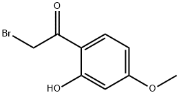 2-bromo-1-(2-hydroxy-4-methoxyphenyl)ethanone Struktur