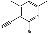 2-Bromo-4,6-dimethyl-nicotinonitrile Struktur