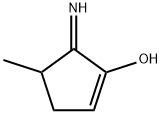 1-Cyclopenten-1-ol,5-imino-4-methyl-(9CI) Struktur