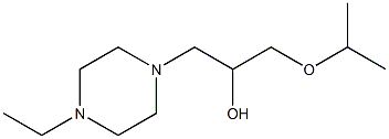 1-Piperazineethanol,4-ethyl-alpha-[(1-methylethoxy)methyl]-(9CI) Struktur